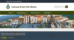Desktop Screenshot of comune.sanpierniceto.me.it